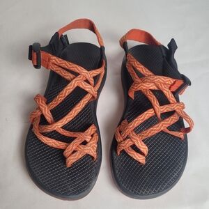 Chaco Women's Sandals - Black and Orange